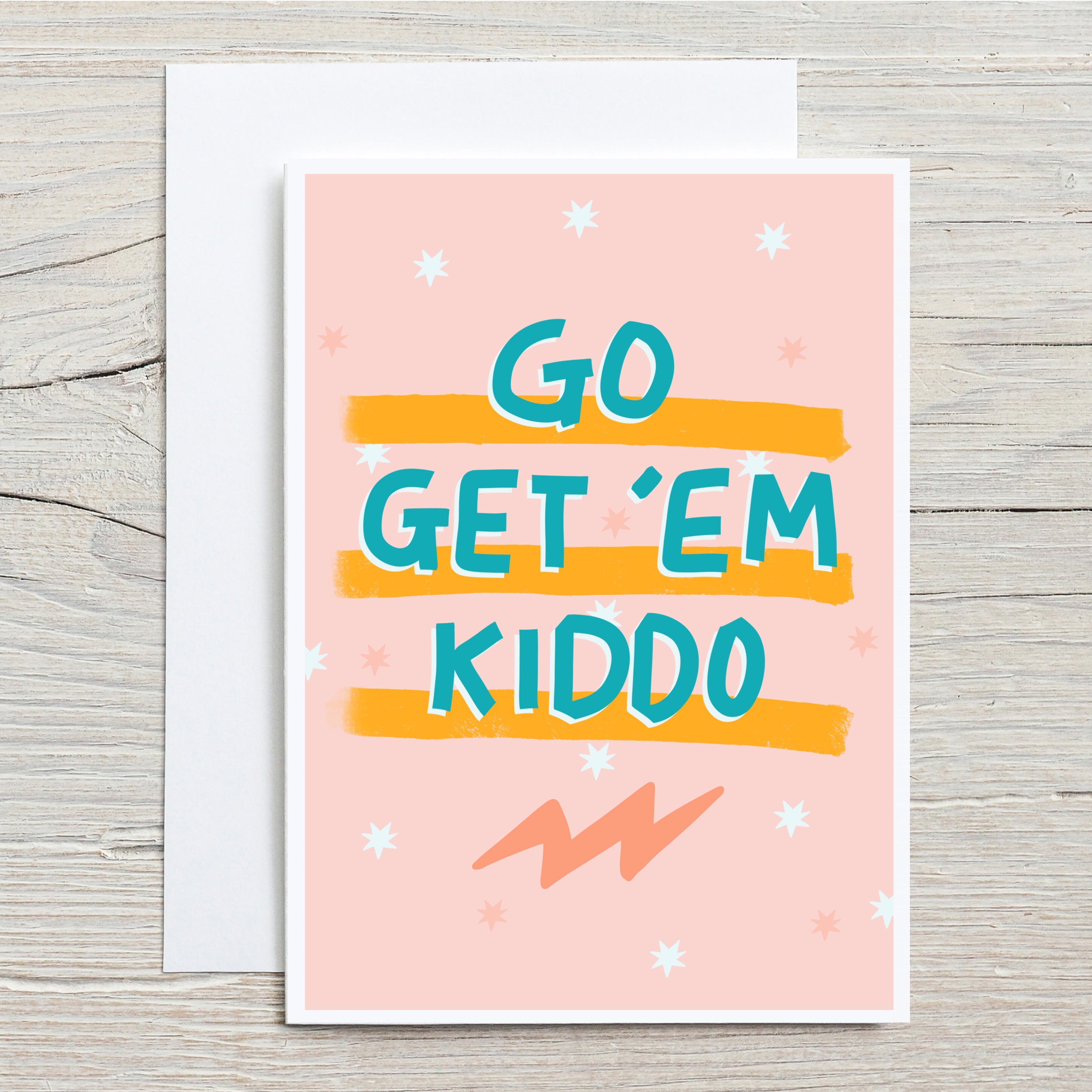 Go Get 'Em Kiddo Back To School Card