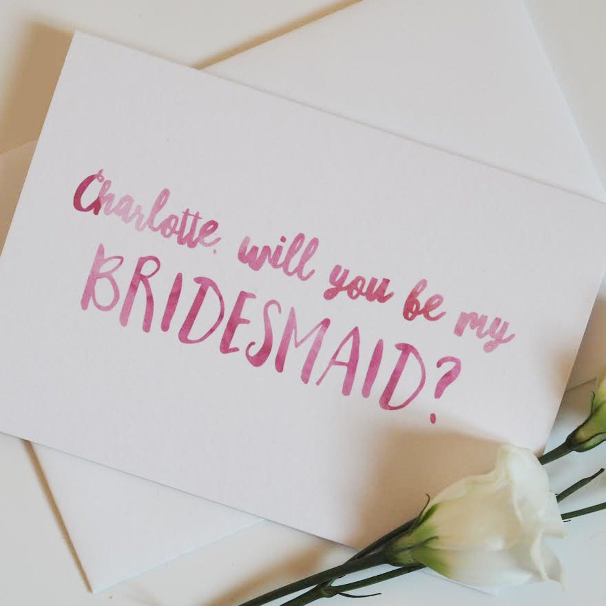 Bridesmaid Card - Be My Bridesmaid Card - Wedding Card - Bridesmaid