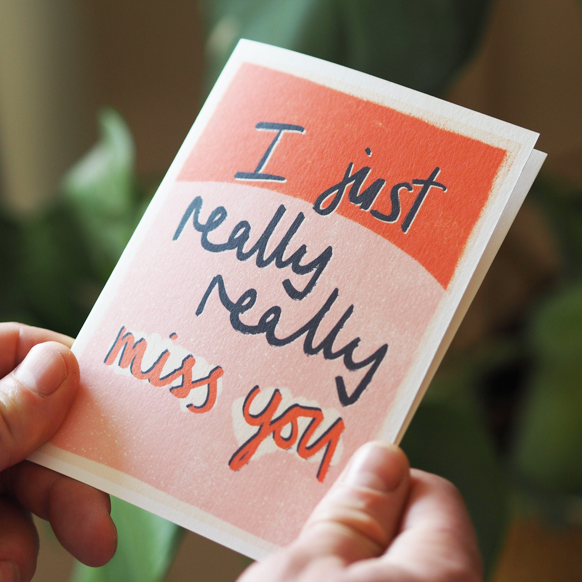 Really Really Miss You Card