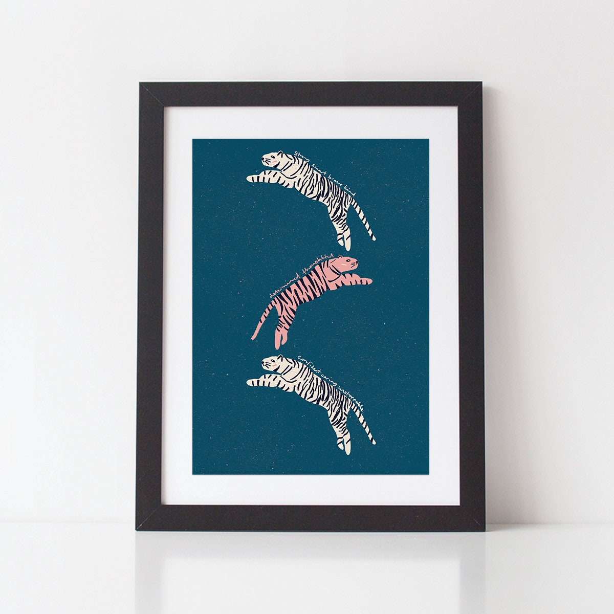 Positivity Tigers Art Print