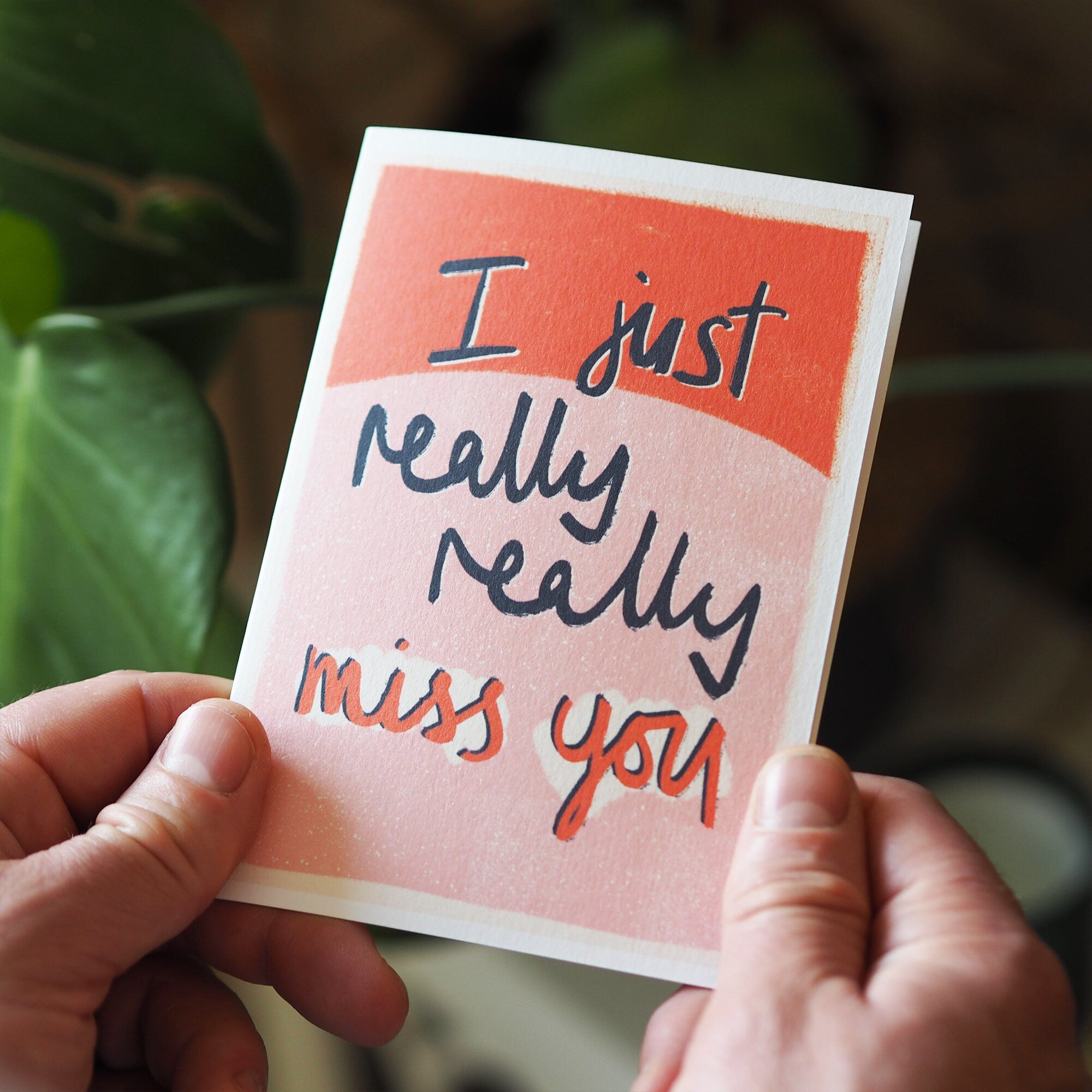 Really Really Miss You Card