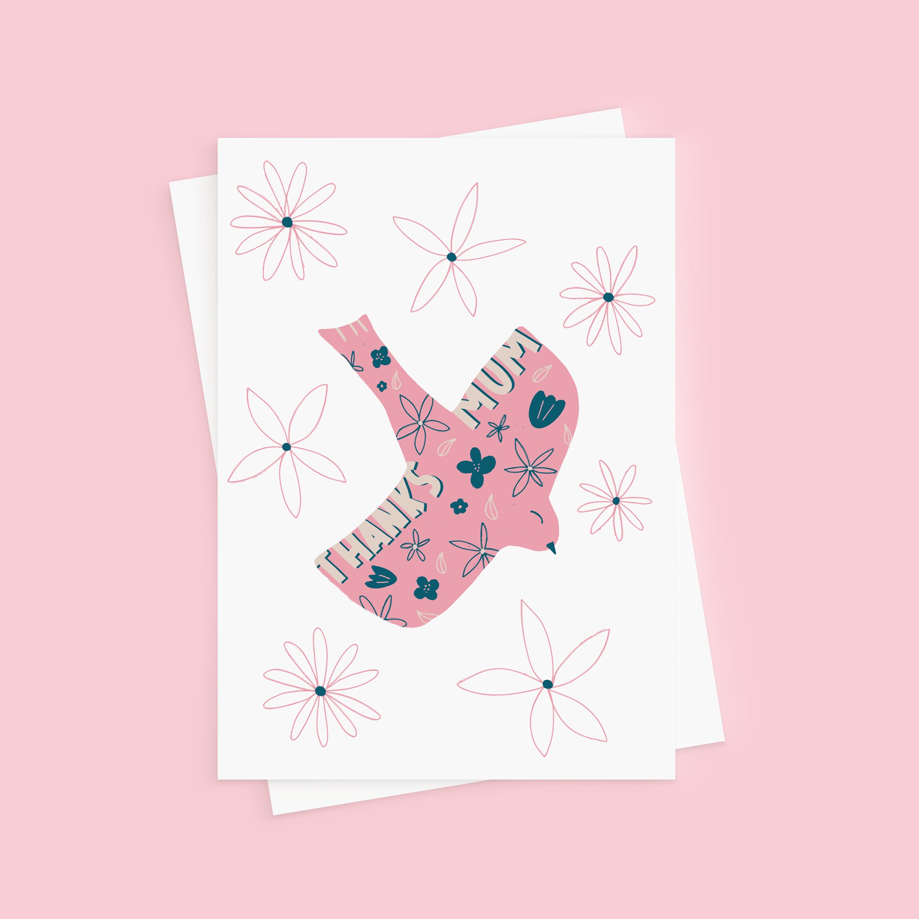 Bird Thanks Mum Mother's Day Card