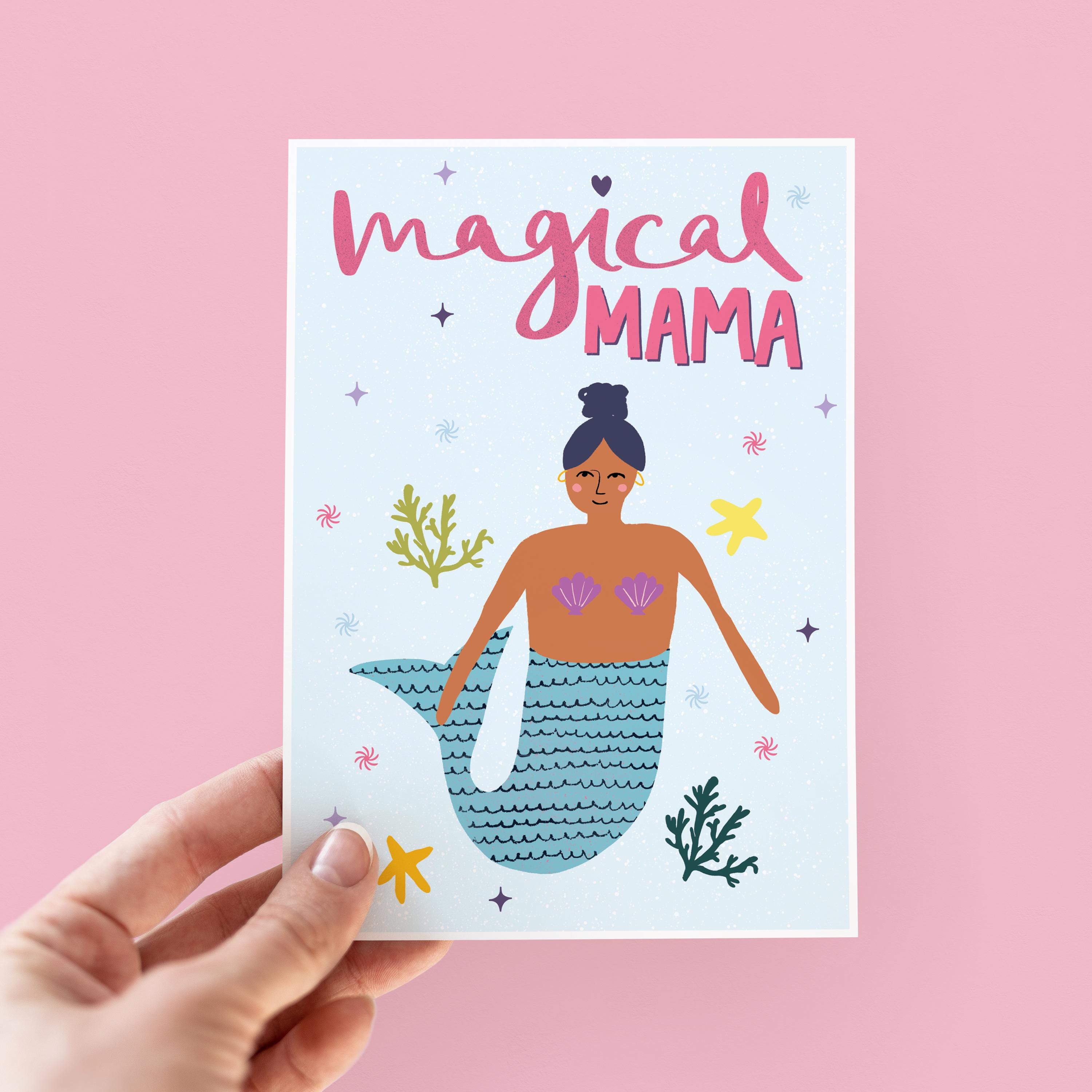 Magical Mama Mermaid Mother's Day Card
