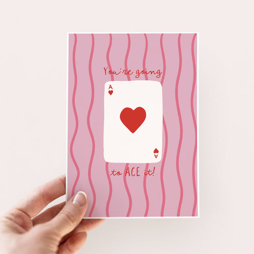 Ace It Good Luck Card For Her