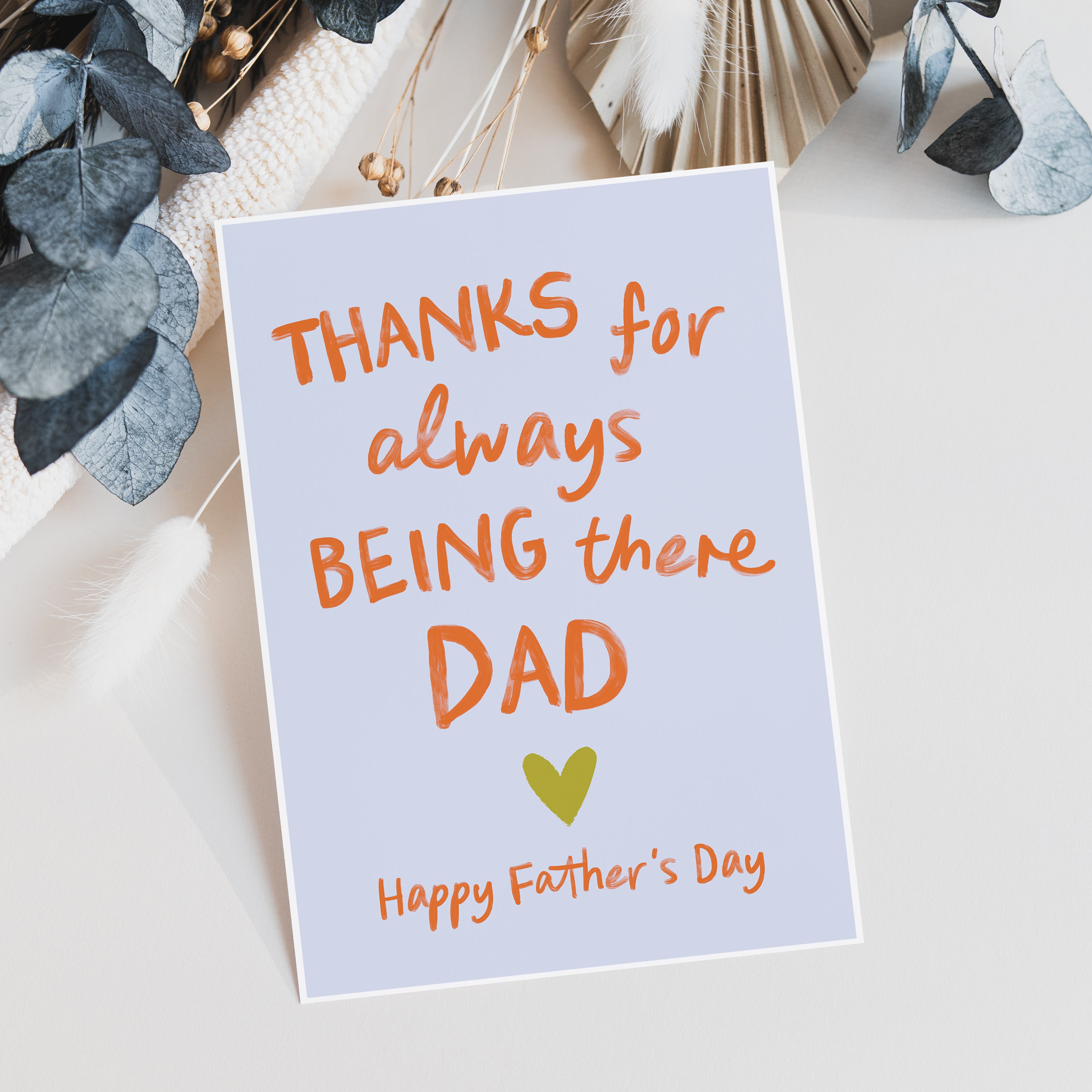Always Being There Father's Day Card