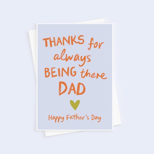 Always Being There Father's Day Card