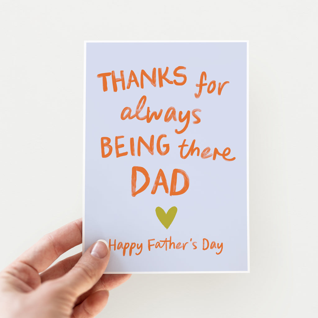 Always Being There Father's Day Card