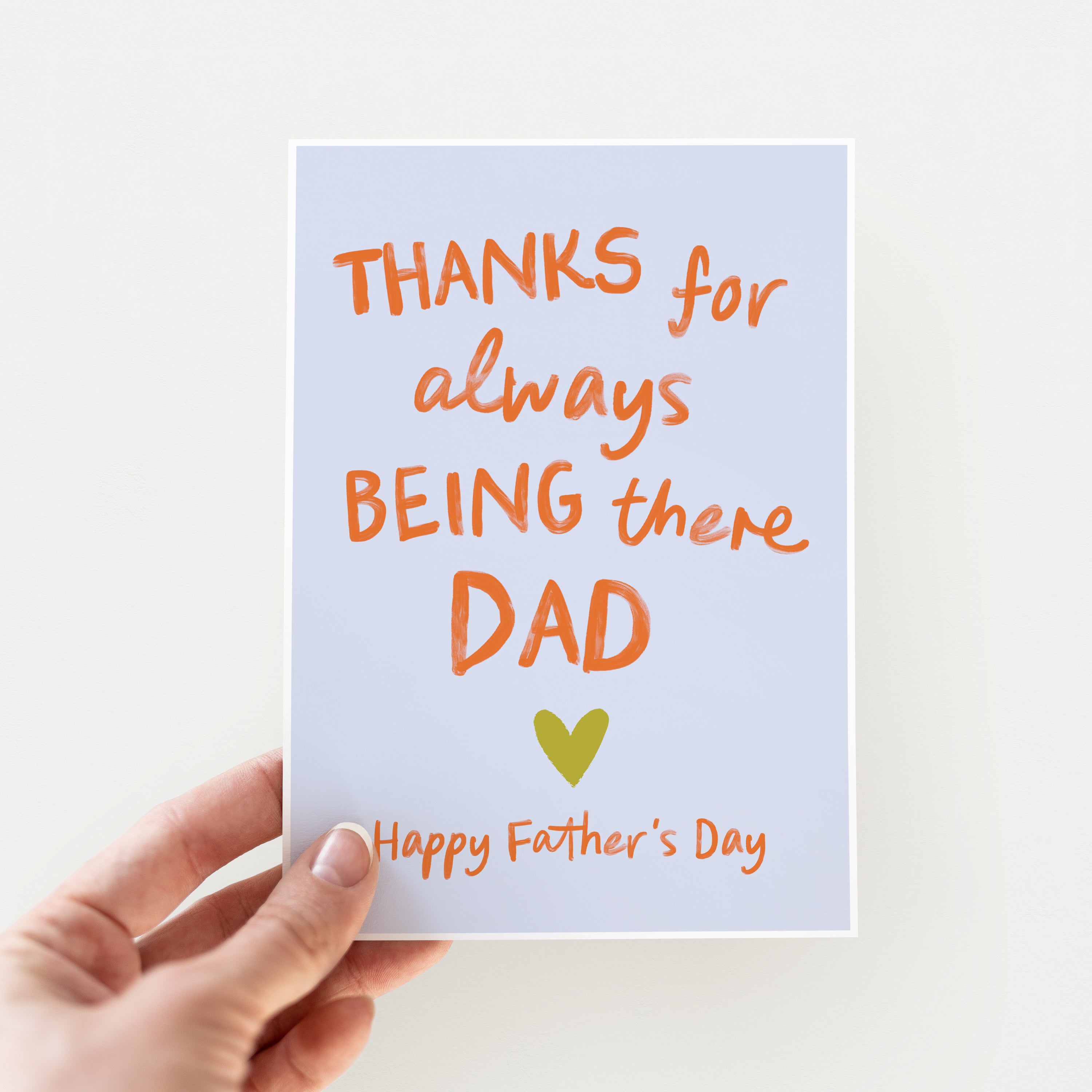 Always Being There Father's Day Card