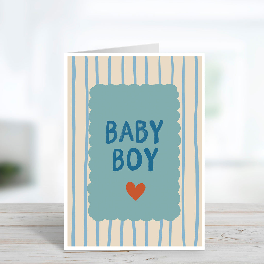 New Baby Boy Card