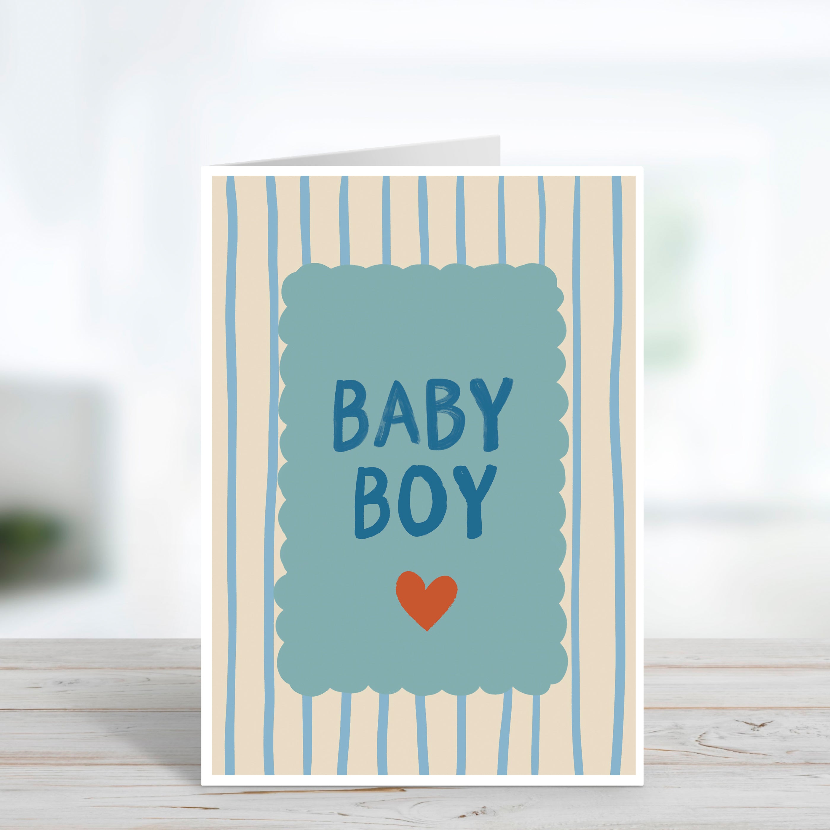 New Baby Boy Card
