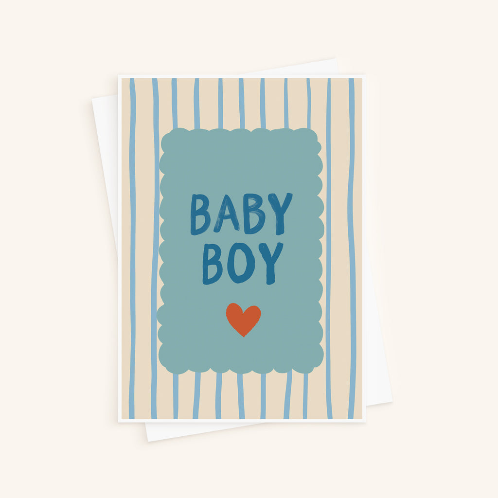 New Baby Boy Card