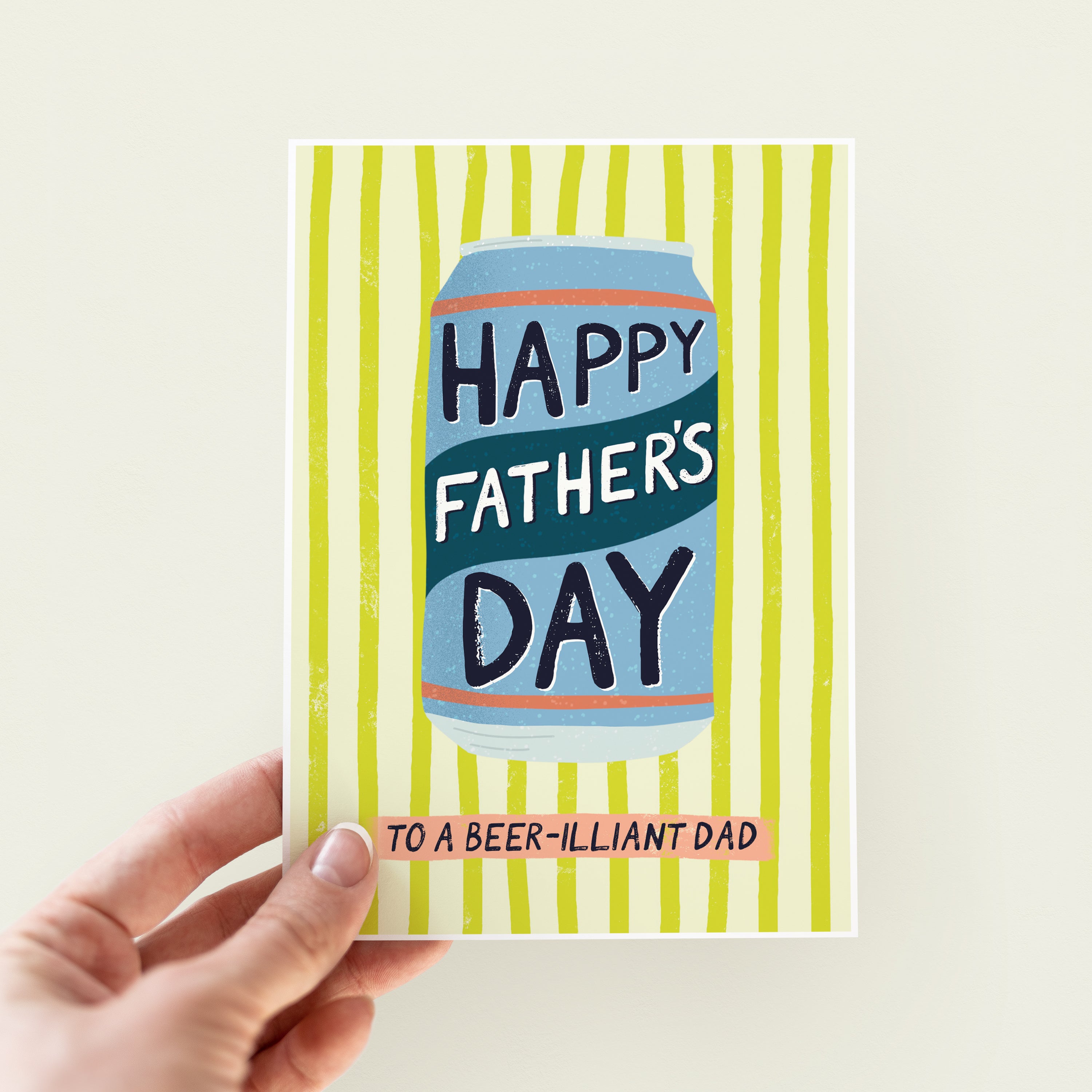 Funny Beer Pun Father's Day Card For Dad