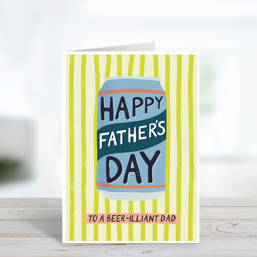 Funny Beer Pun Father's Day Card For Dad