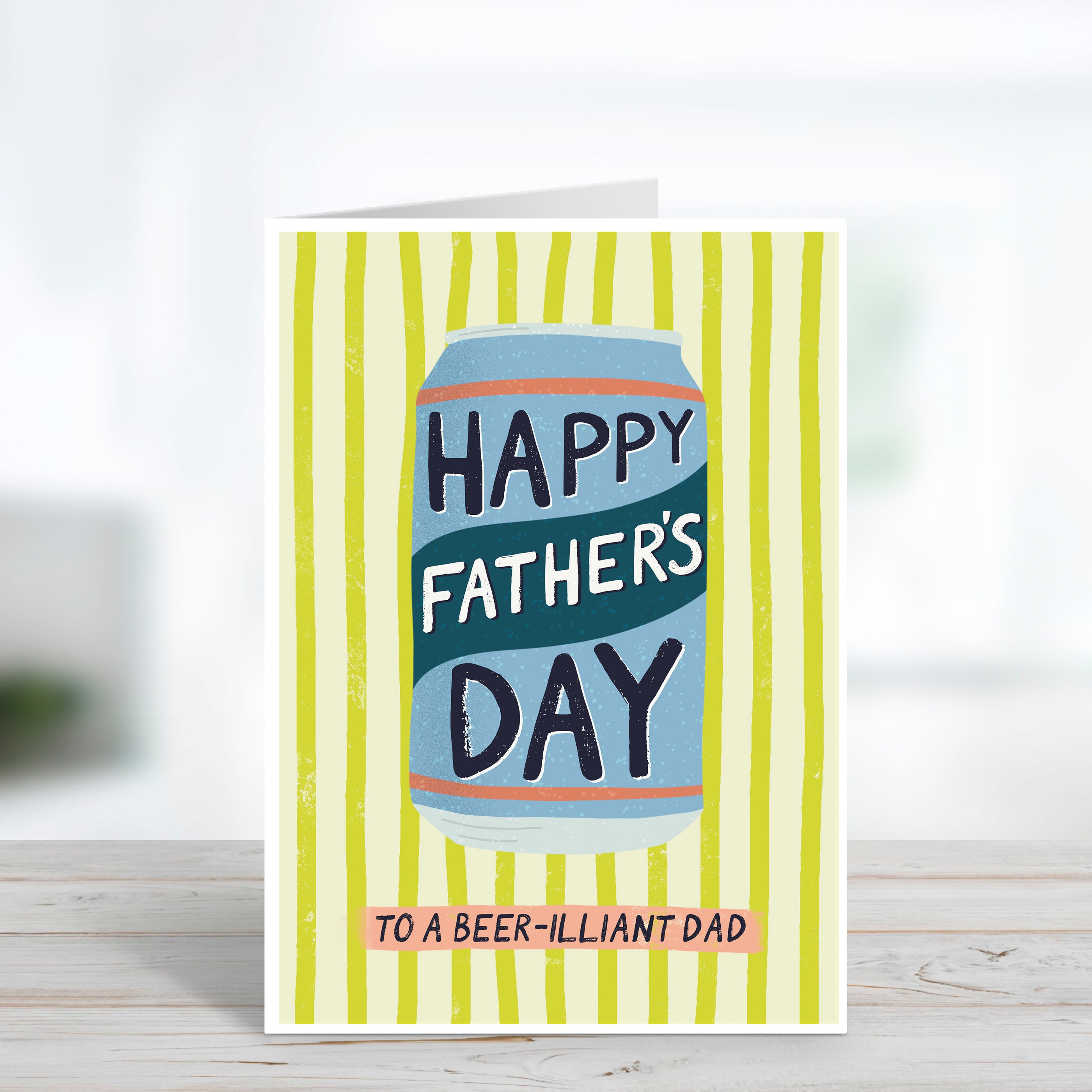 Funny Beer Pun Father's Day Card For Dad