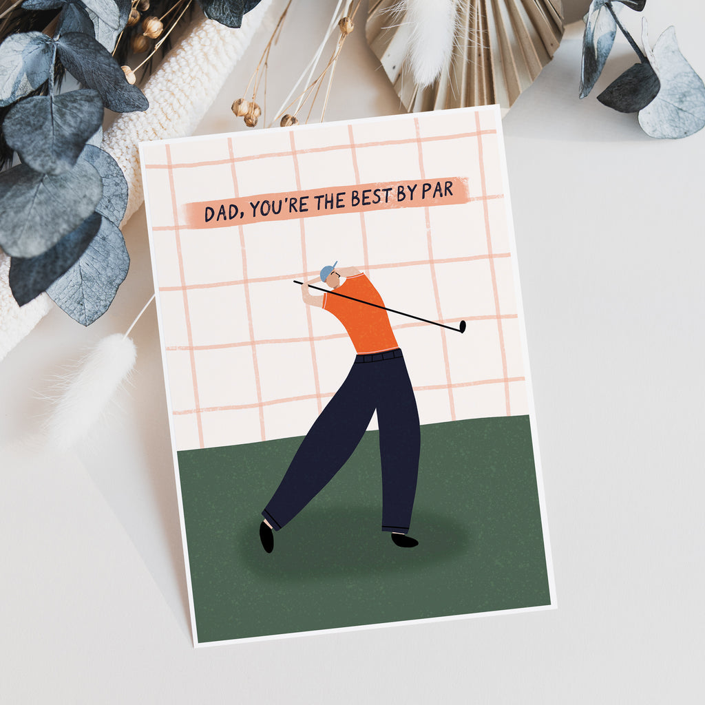 Golf Pun Father's Day Card For Dad