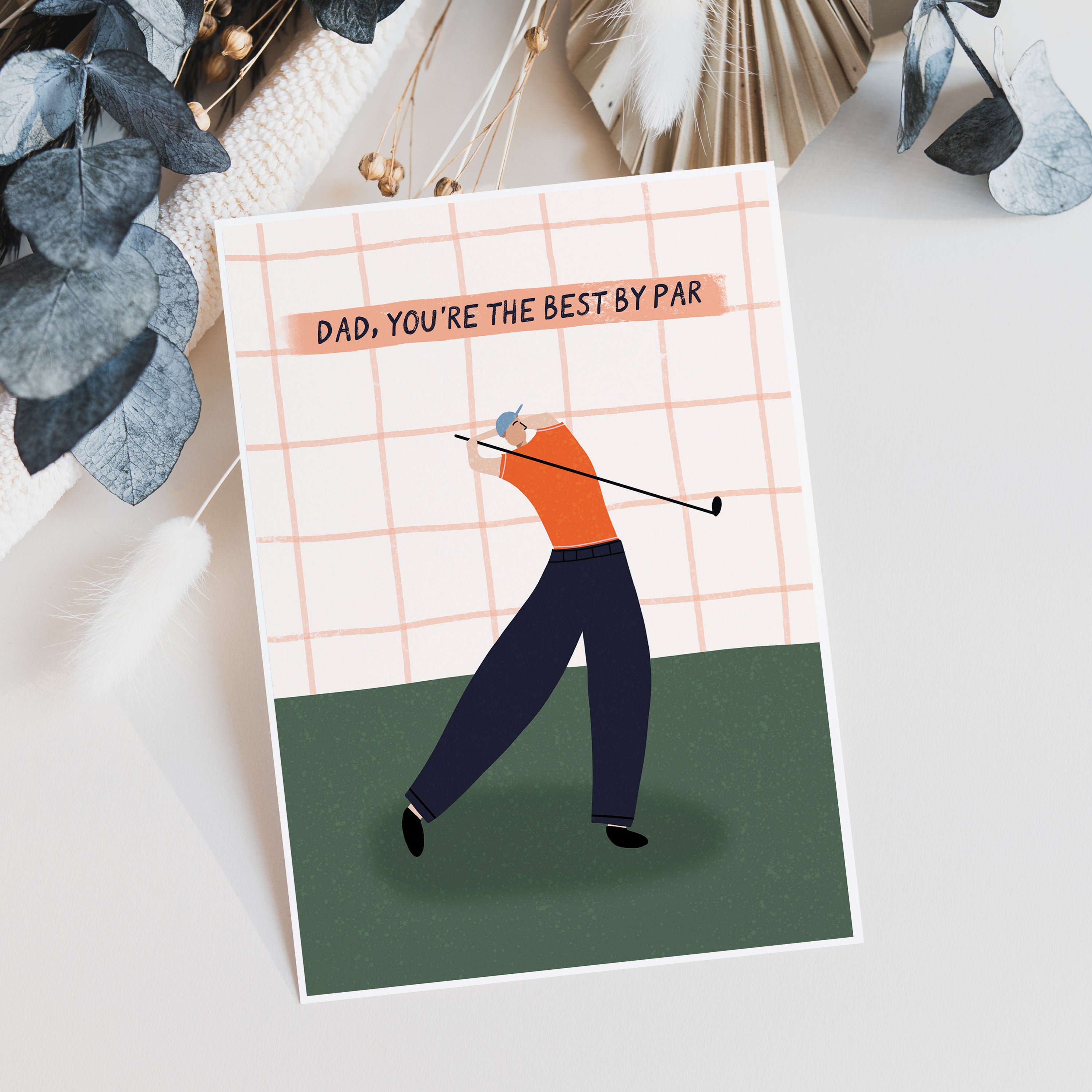 Golf Pun Father's Day Card For Dad