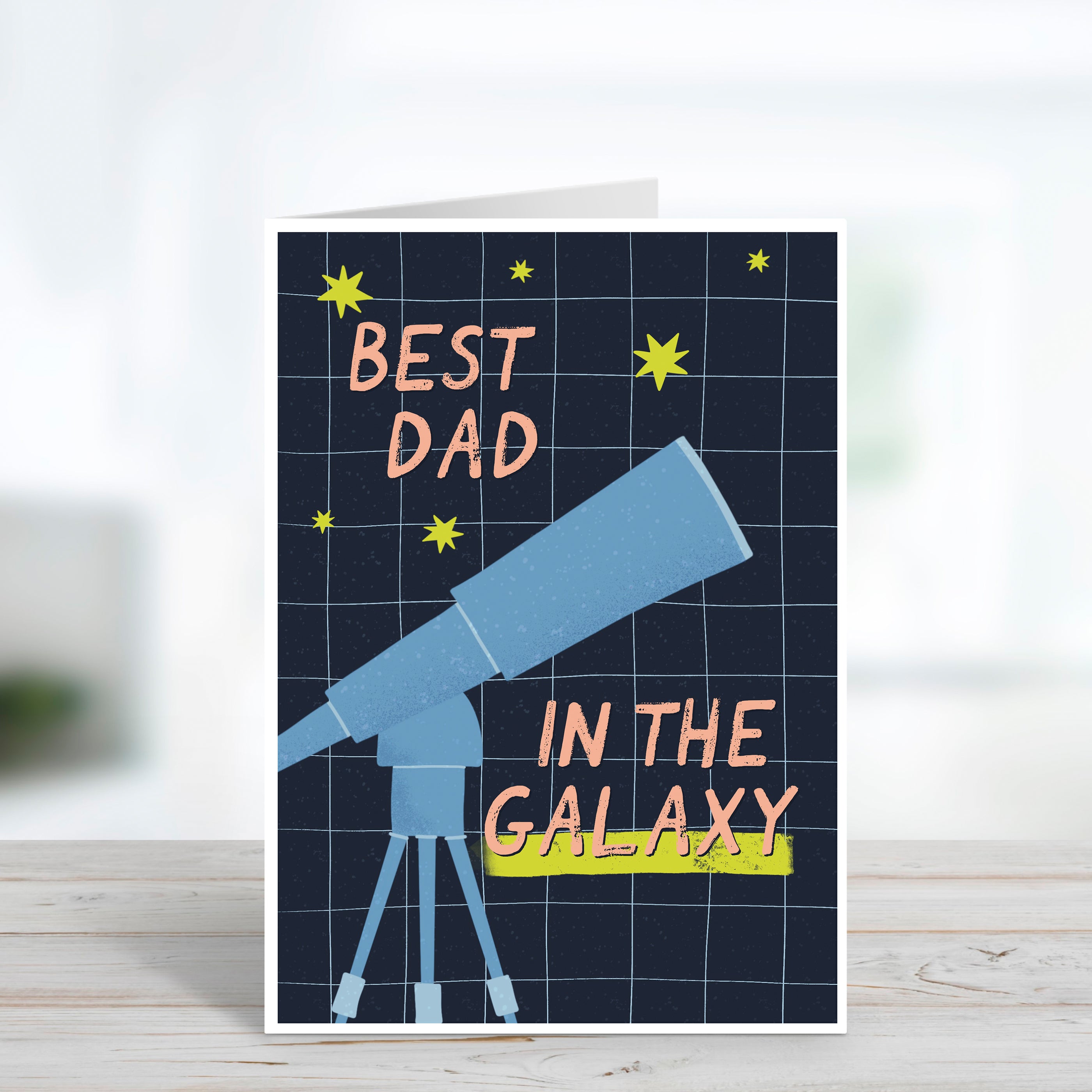 Best Dad In The Galaxy Father's Day Card