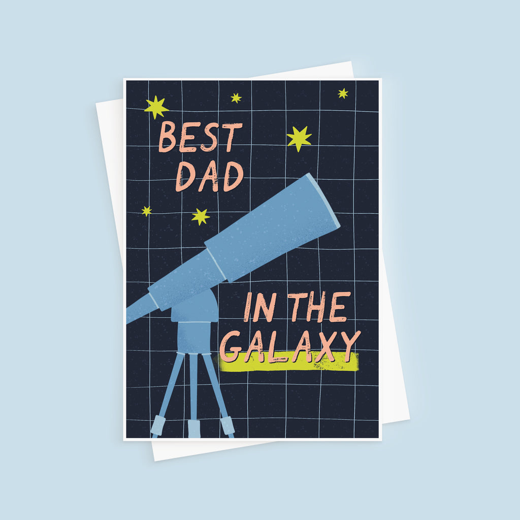 Best Dad In The Galaxy Father's Day Card
