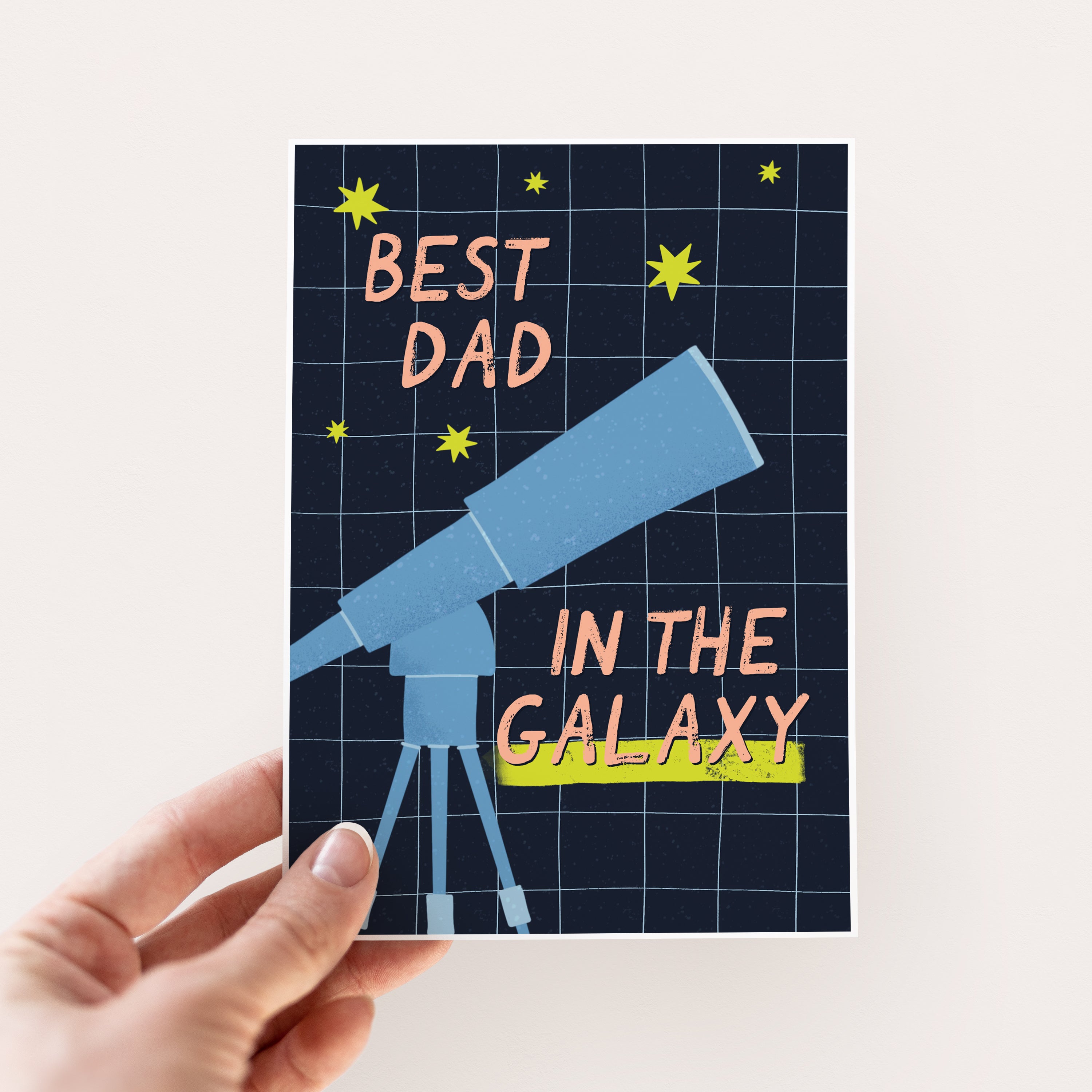 Best Dad In The Galaxy Father's Day Card