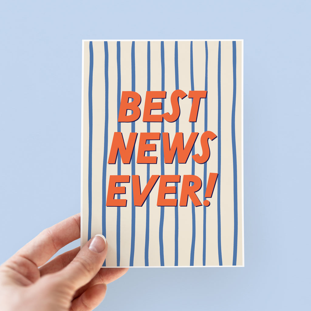 Best News Ever Congratulations Card