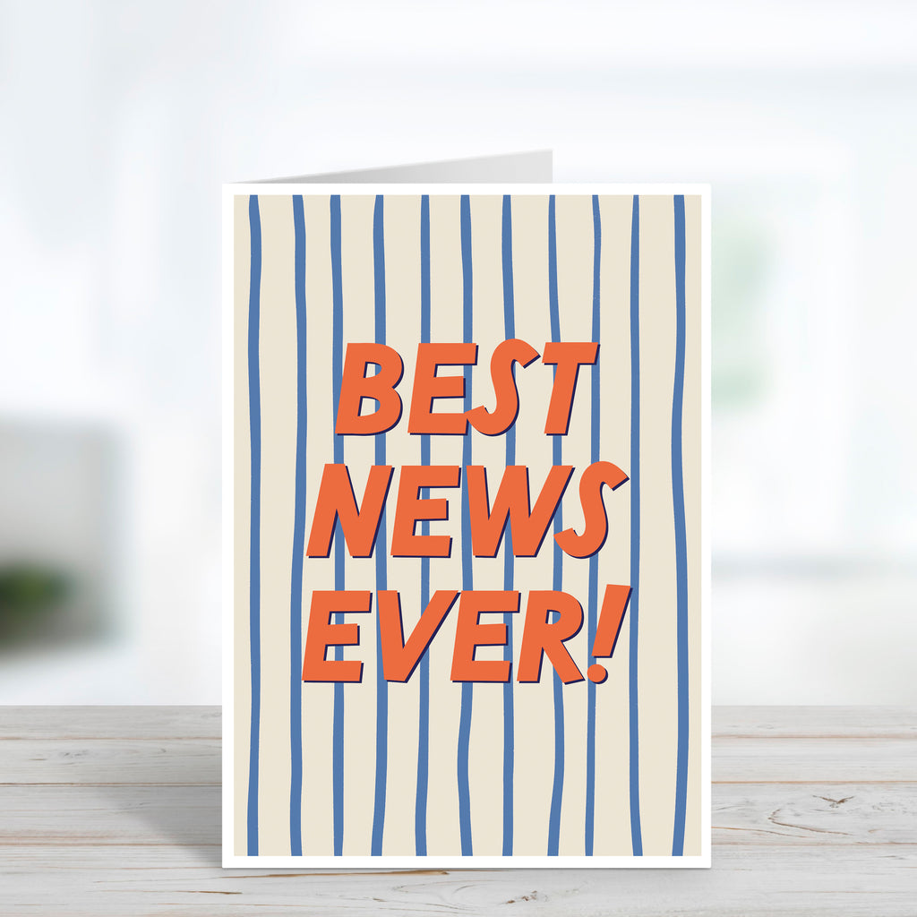Best News Ever Congratulations Card