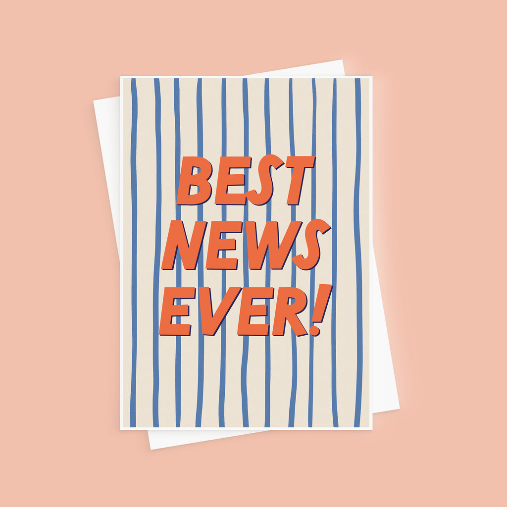 Best News Ever Congratulations Card