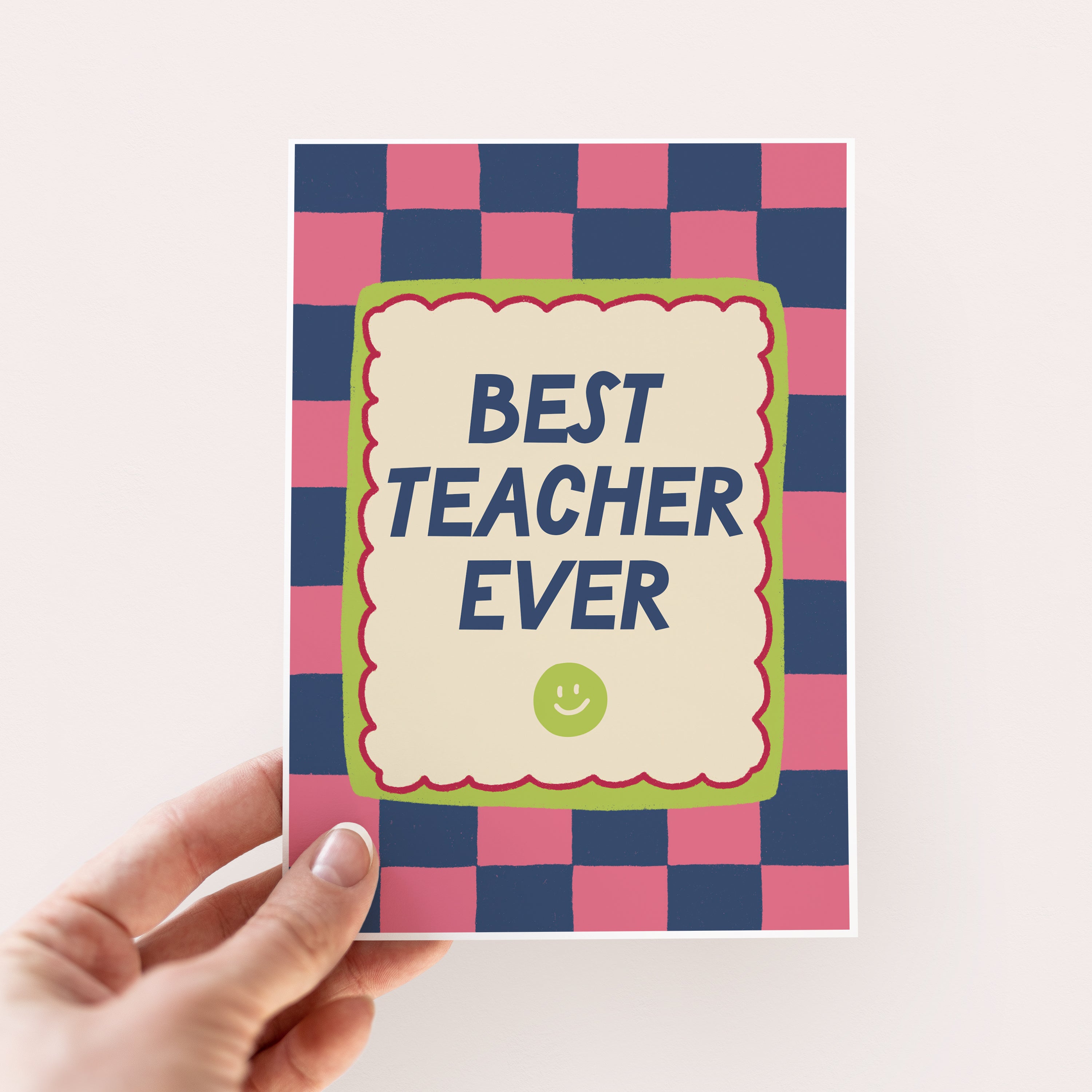 Best Teacher Ever Thank You Card