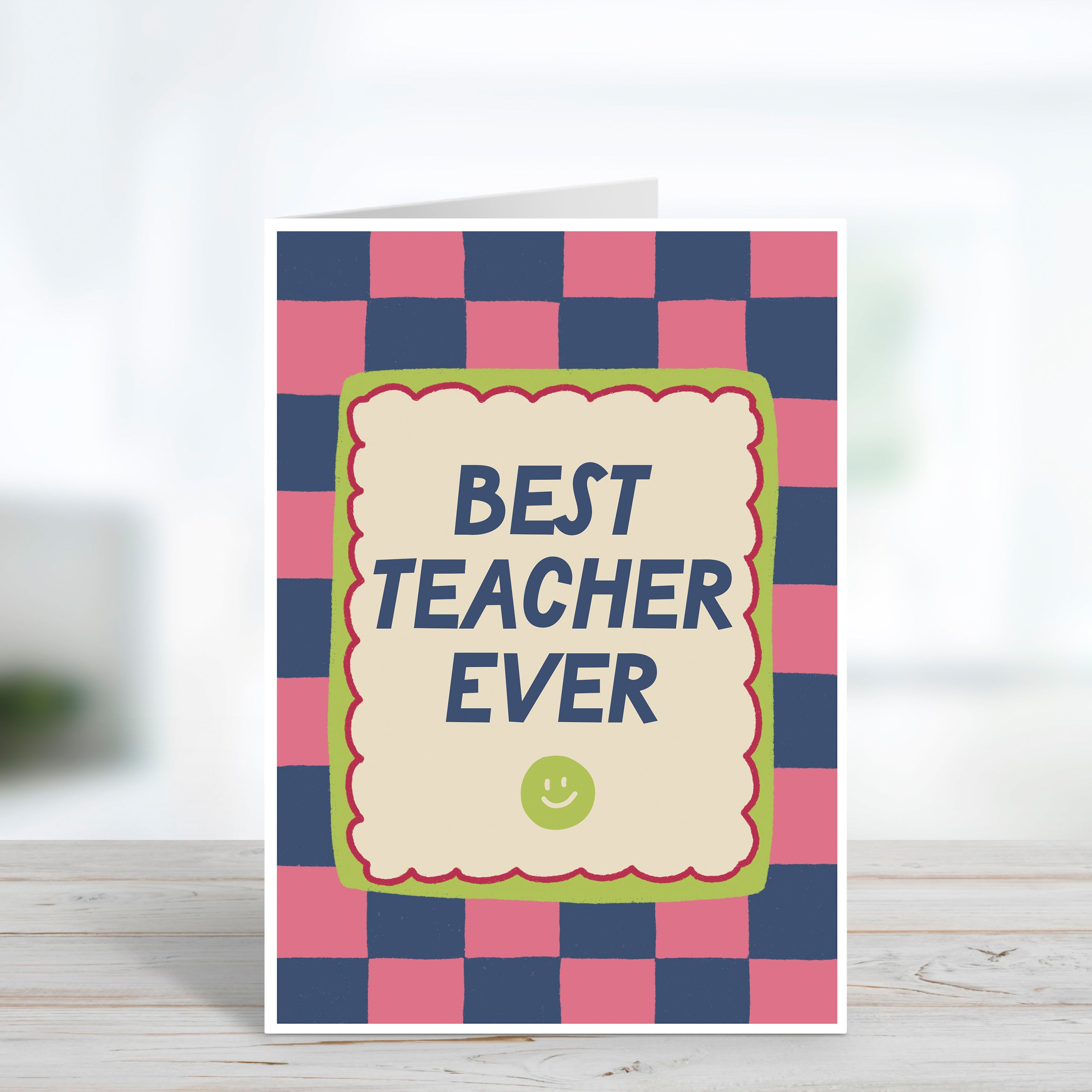 Best Teacher Ever Thank You Card