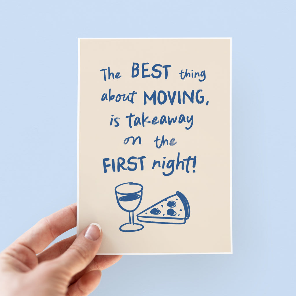 Best Thing About Moving New Home Card