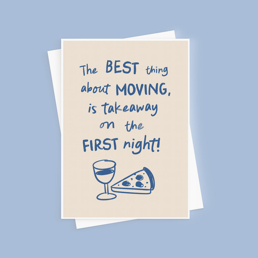 Best Thing About Moving New Home Card
