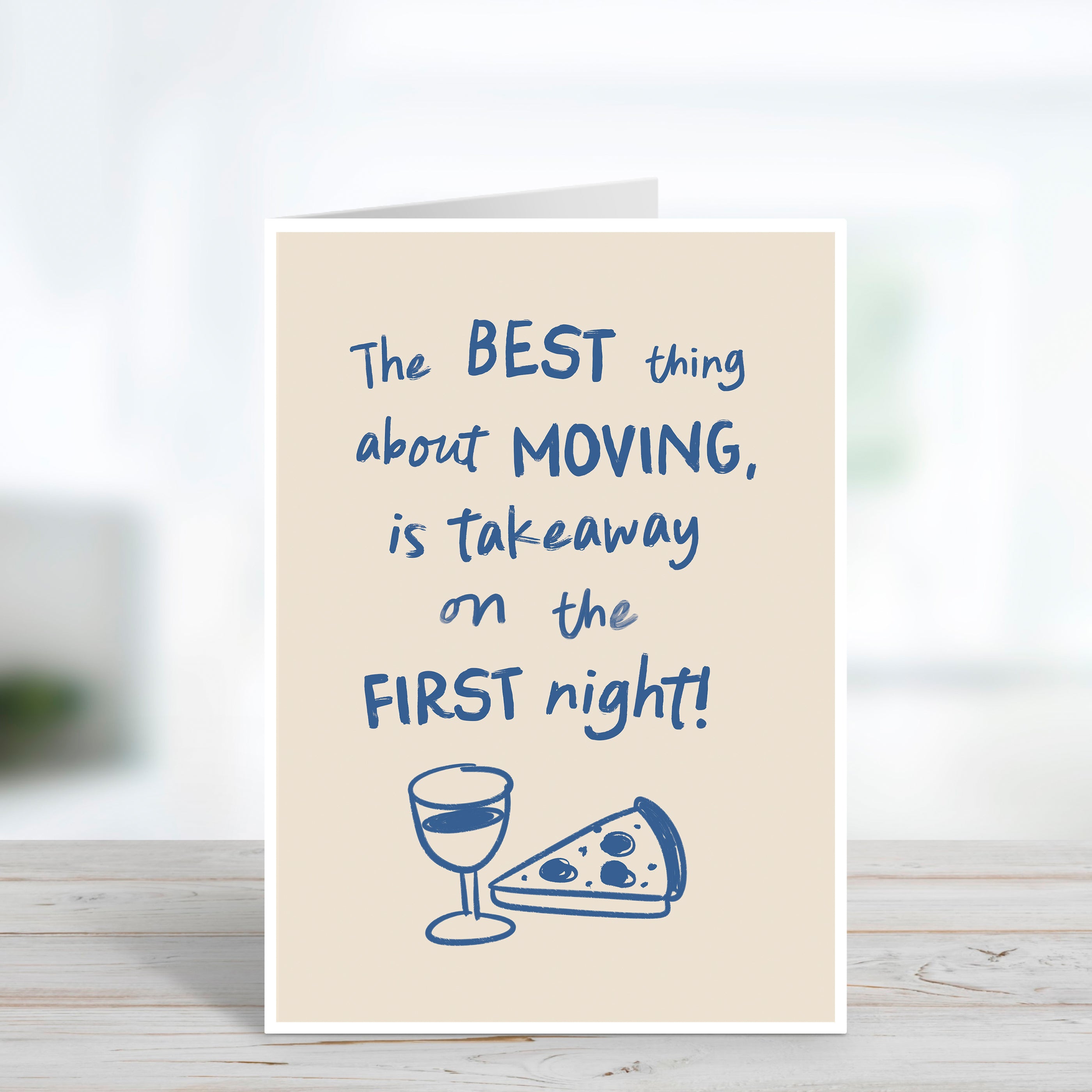 Best Thing About Moving New Home Card