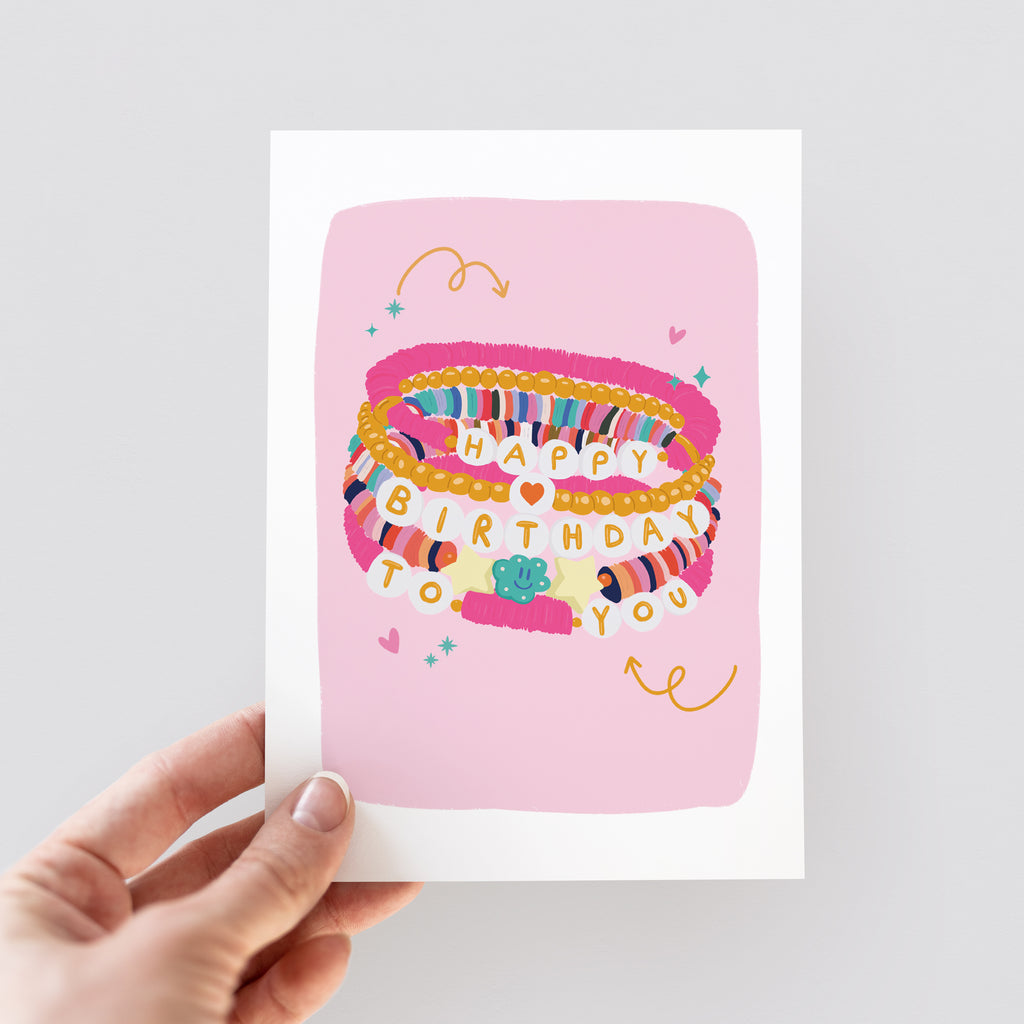 Birthday Bracelets Birthday Card for Swifties