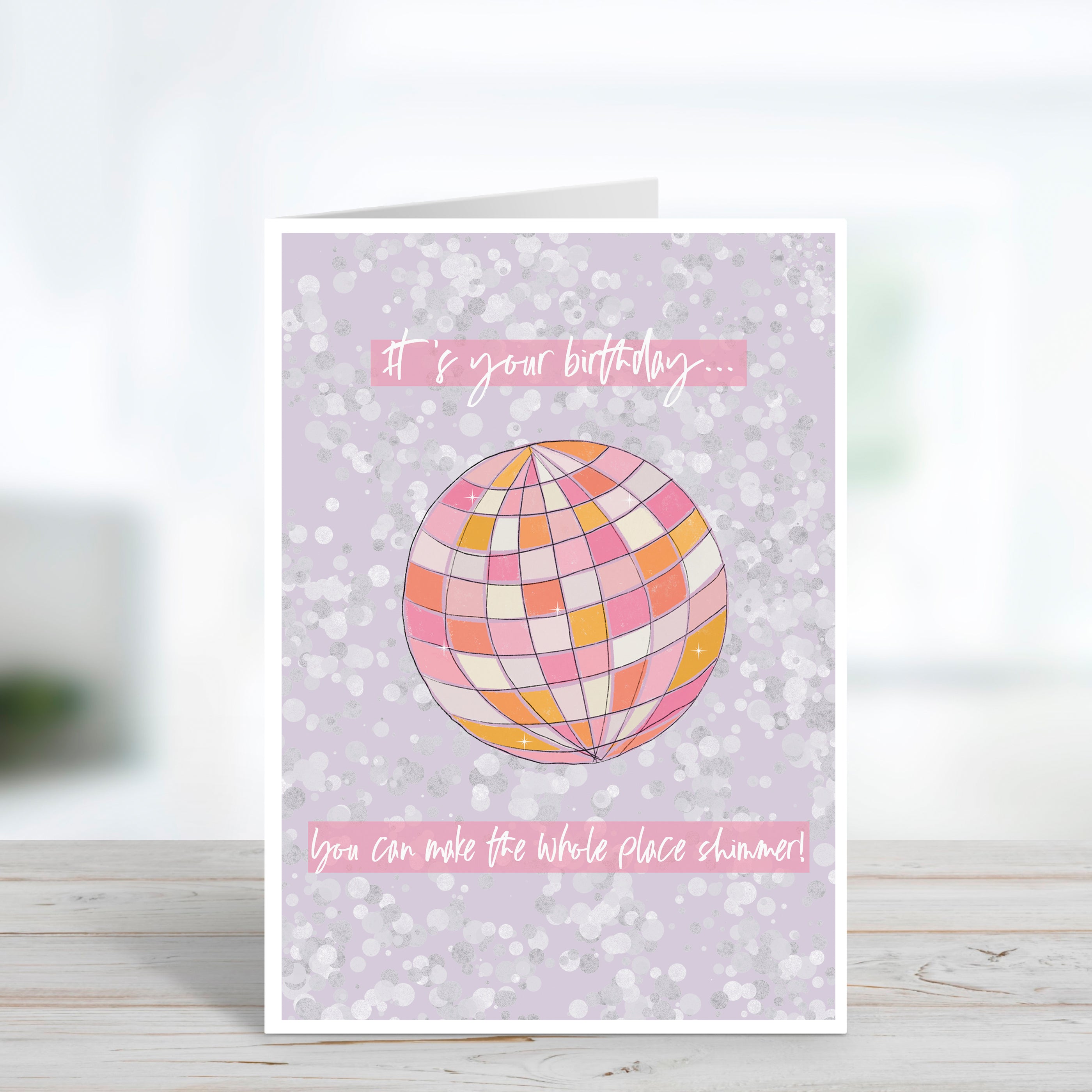 Shimmer Birthday Card for Swifties