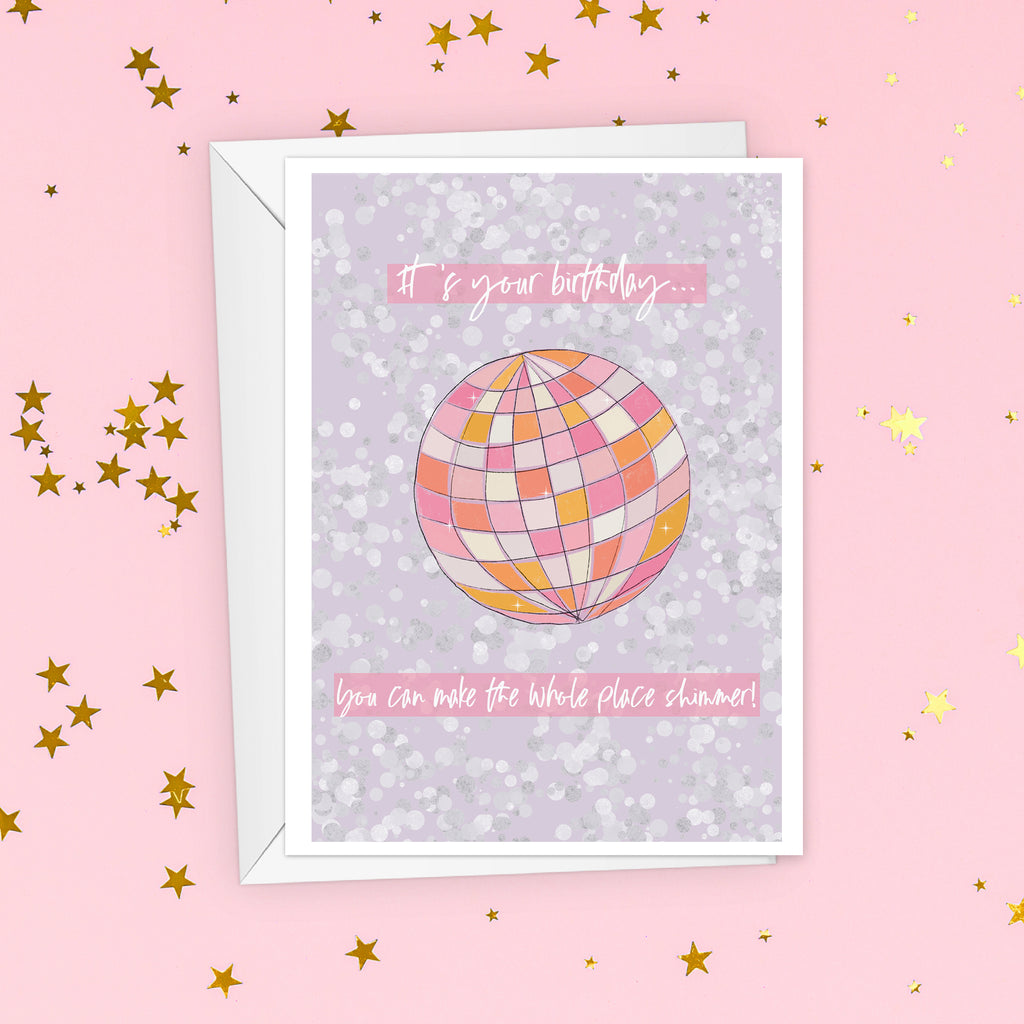 Shimmer Birthday Card for Swifties