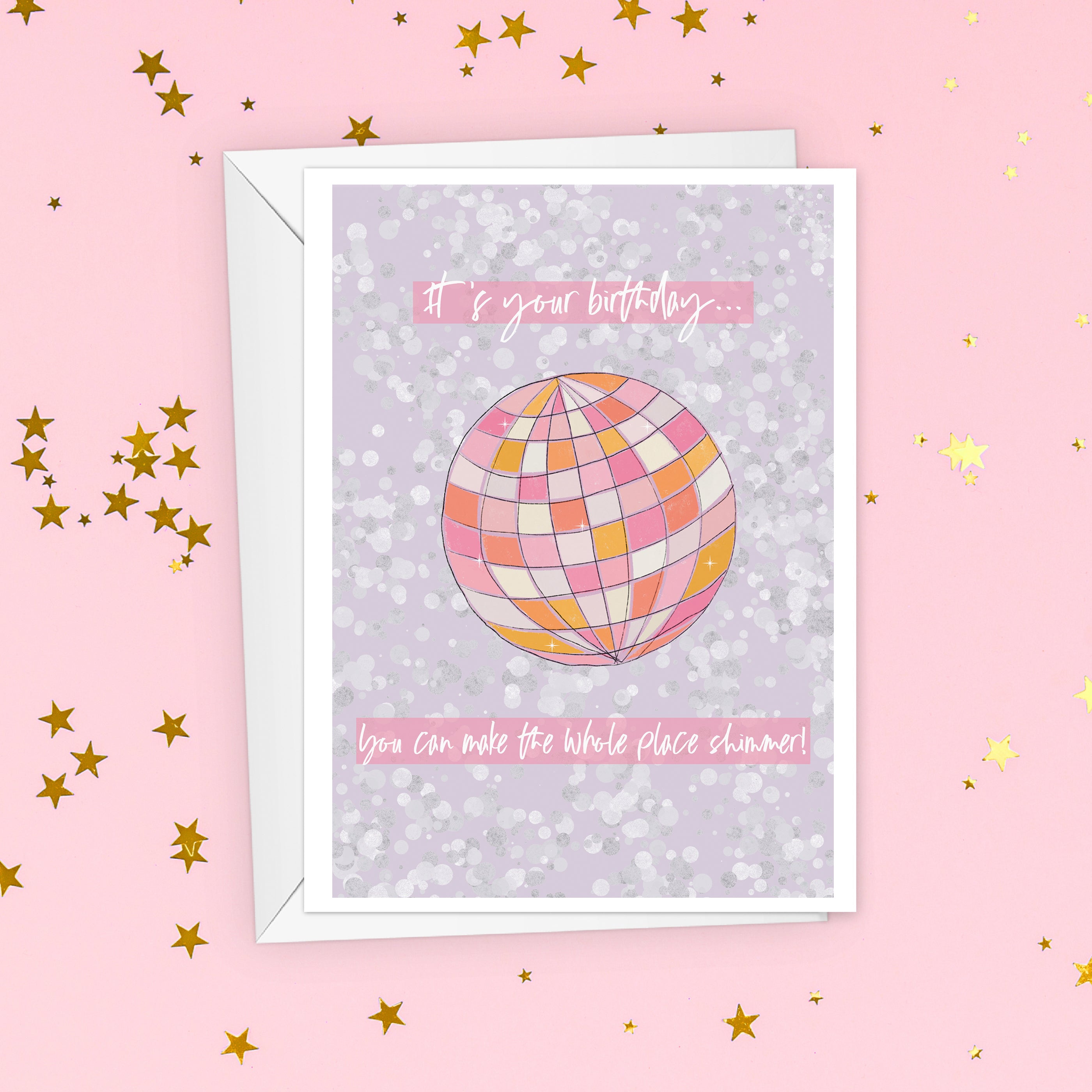 Shimmer Birthday Card for Swifties