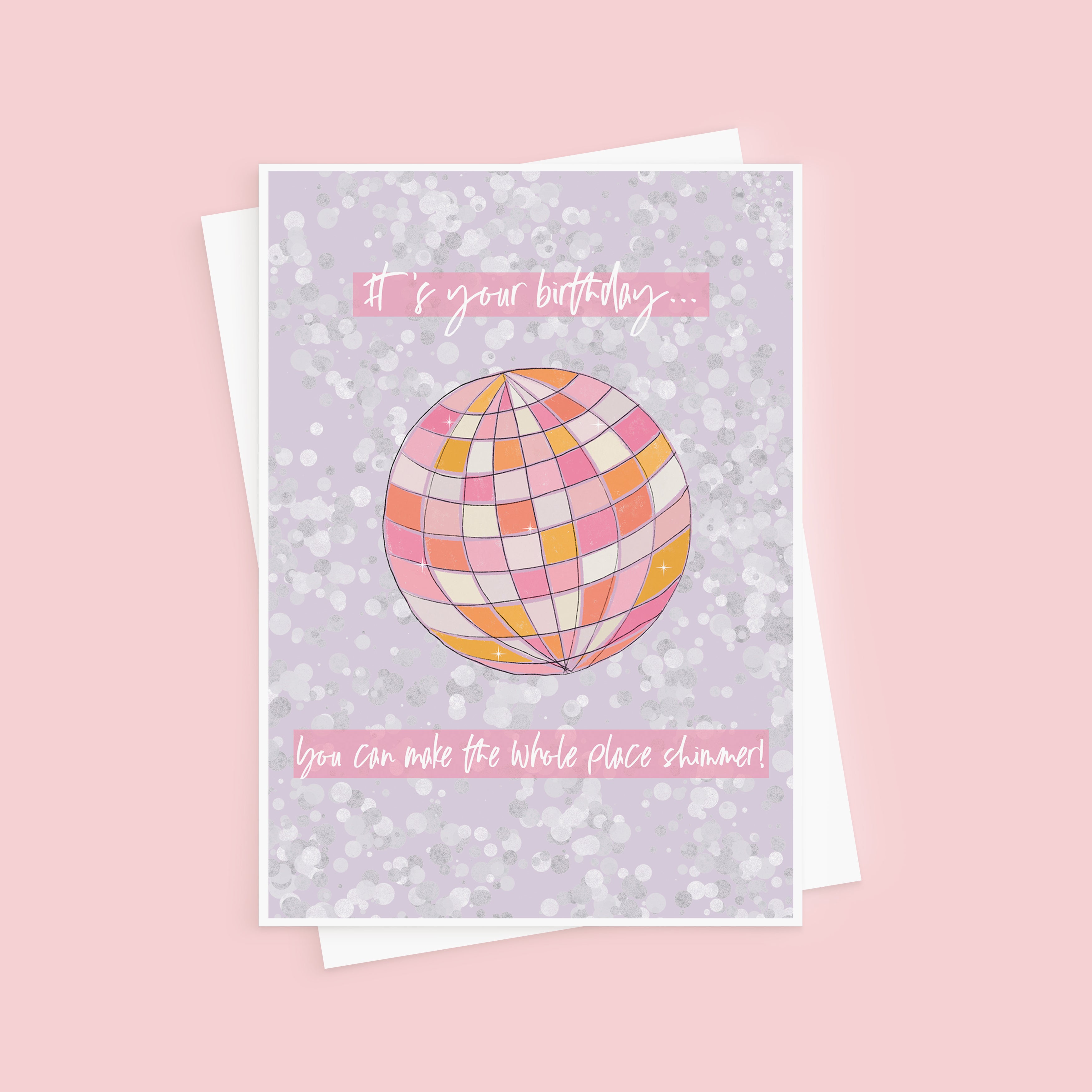 Shimmer Birthday Card for Swifties