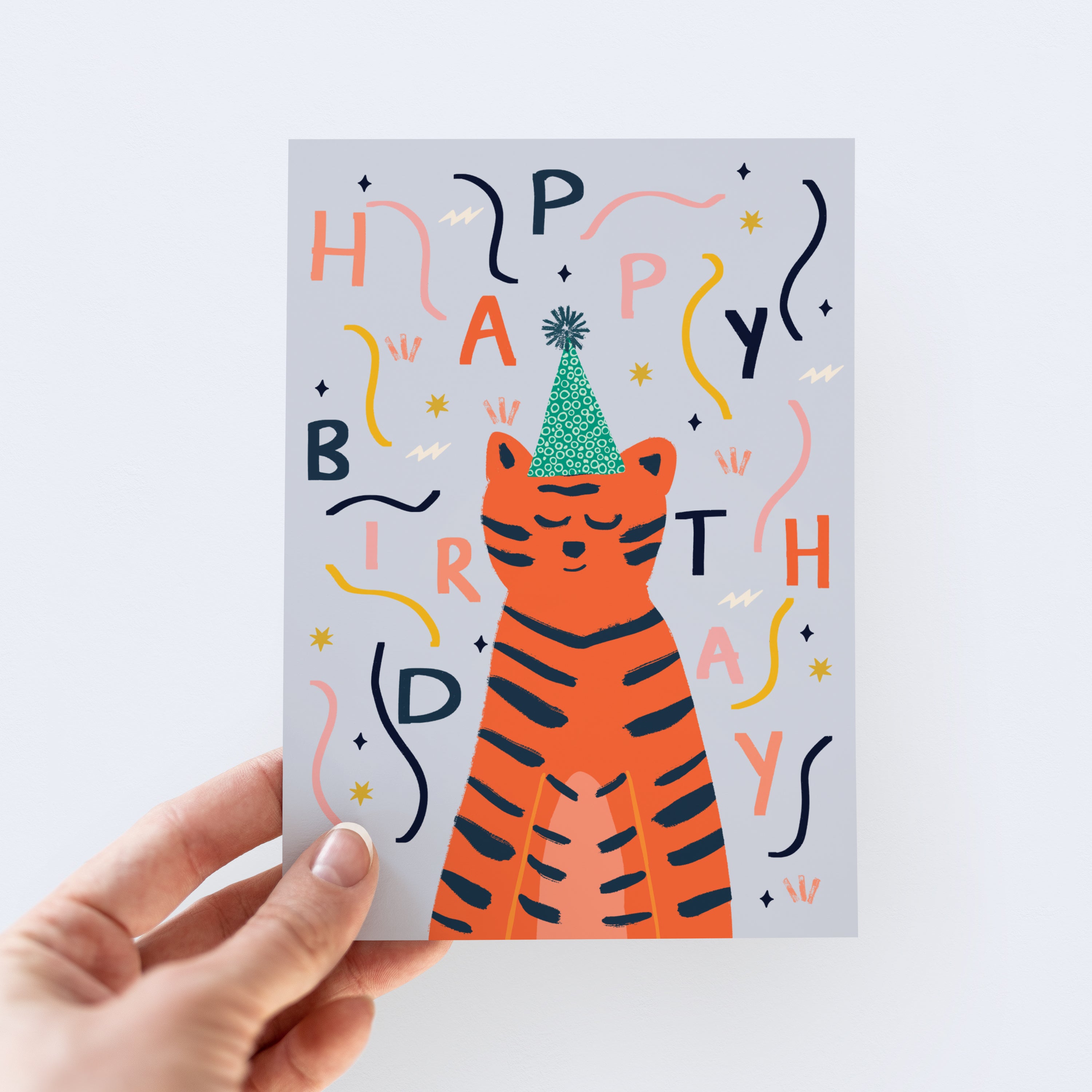 Kids Tiger Birthday Card
