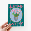 Birthday Wishes Tulips Birthday Card