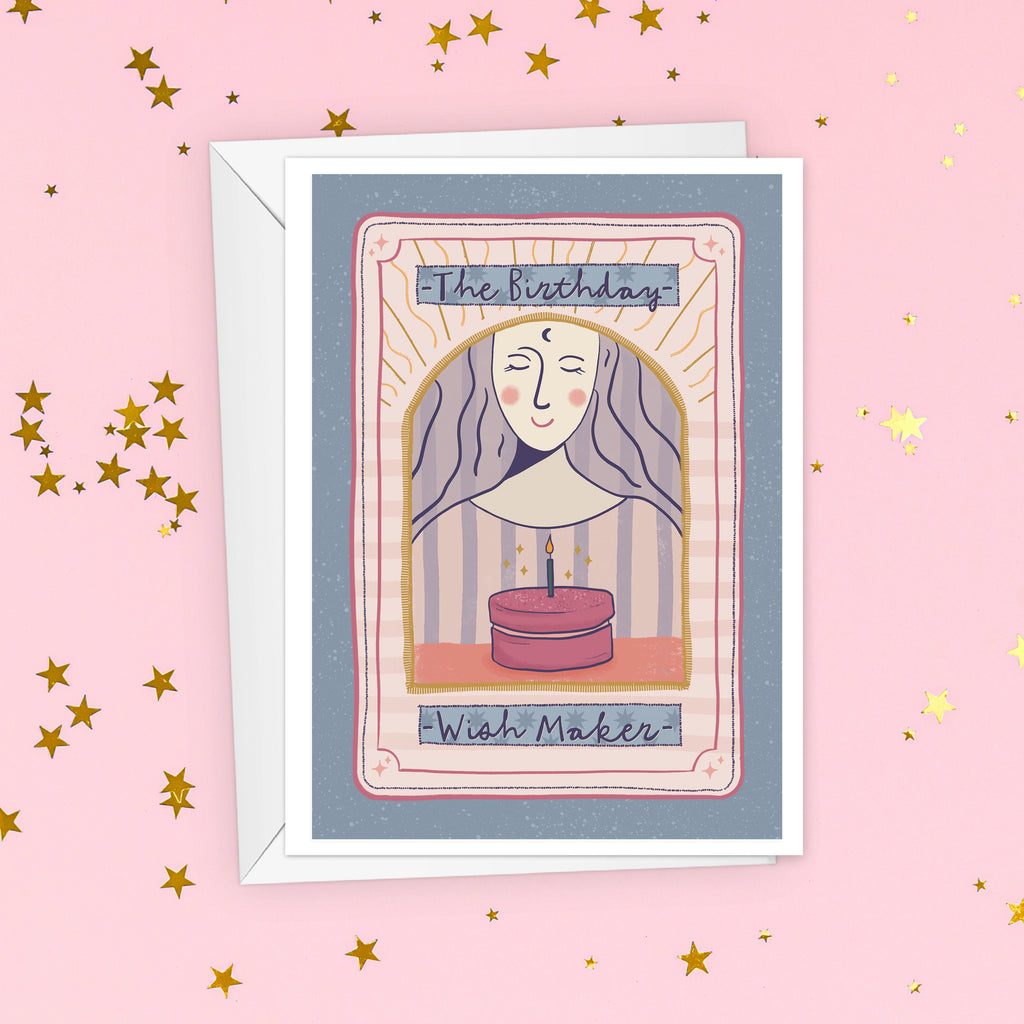 The Birthday Wish Maker Tarot Style Birthday Card