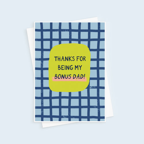 Bonus Dad Father's Day Card For Step Dad