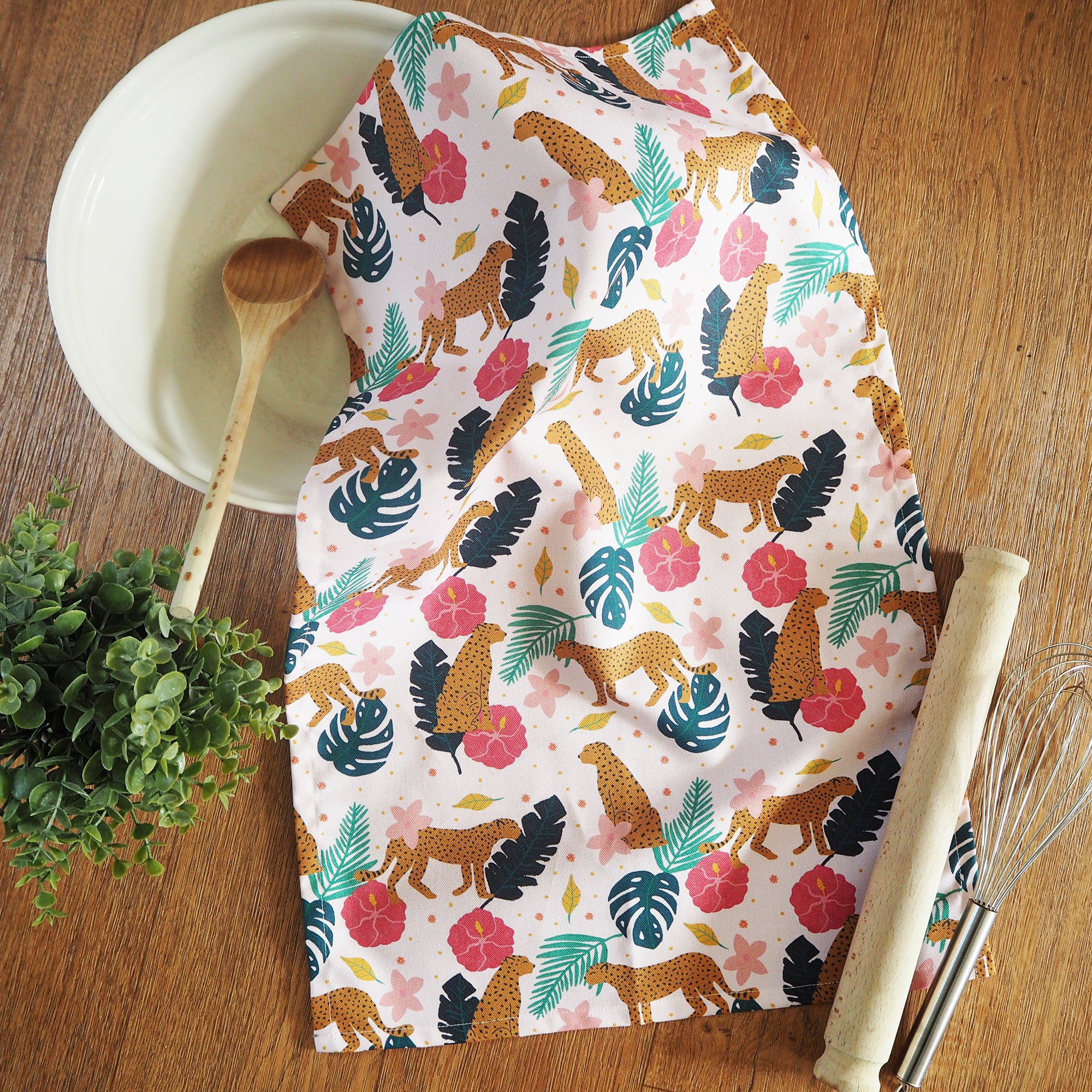 Jungle Cheetahs Decorative Tea Towel