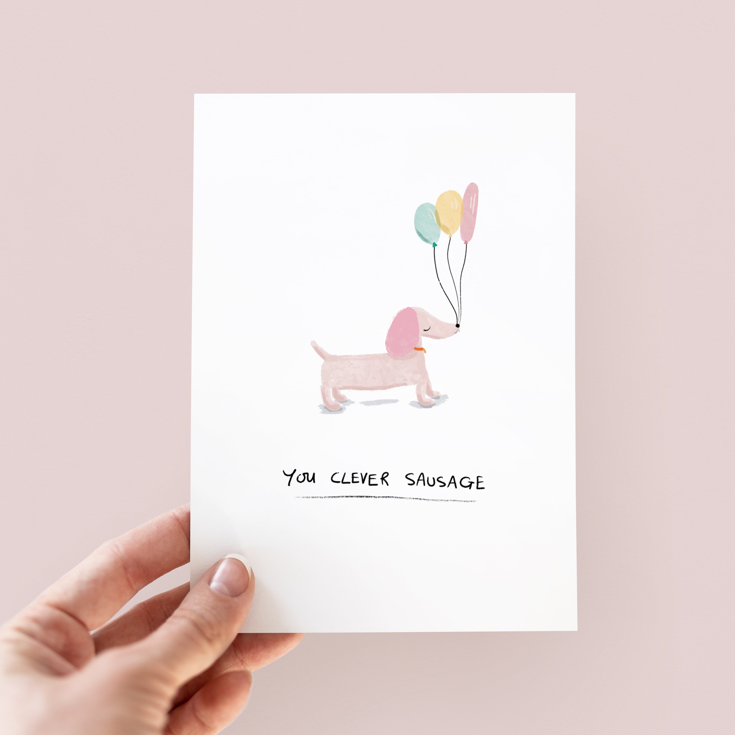 Clever Sausage Congratulations Card