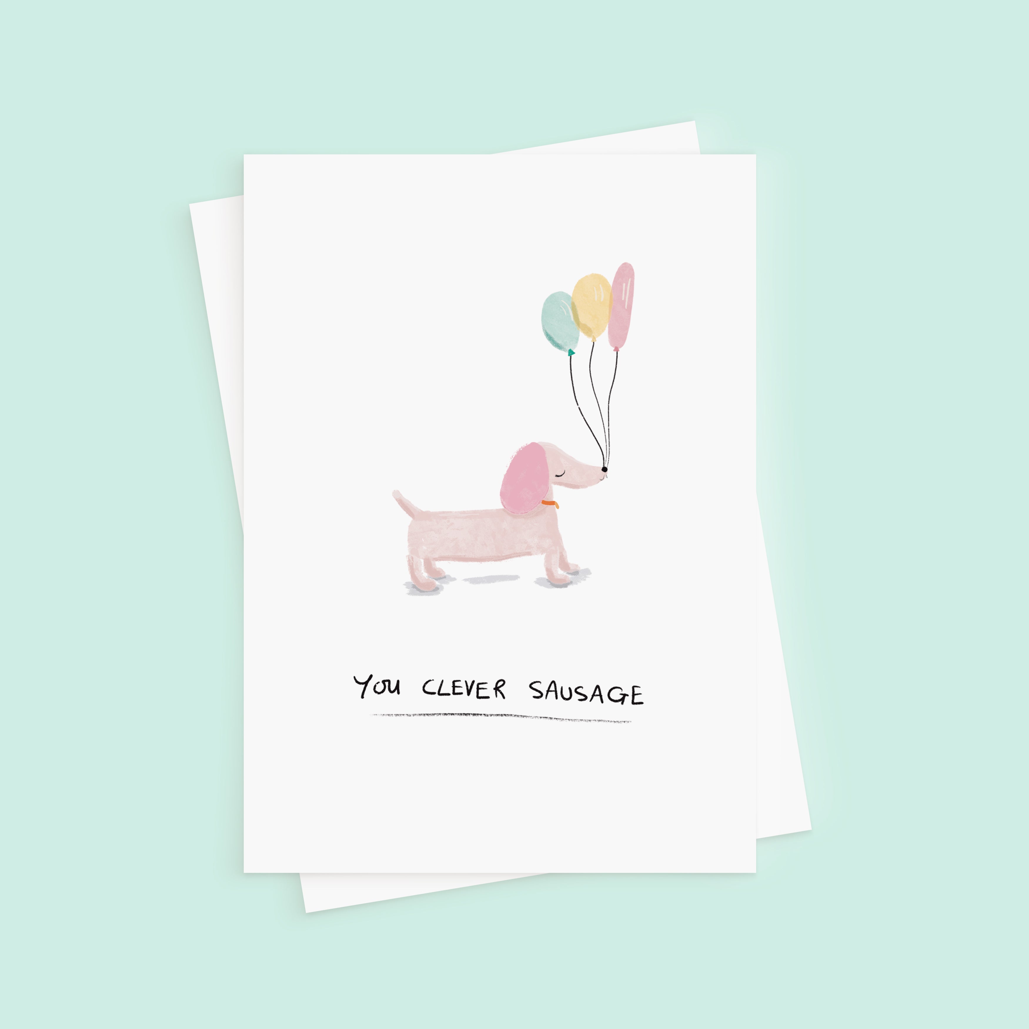 Clever Sausage Congratulations Card