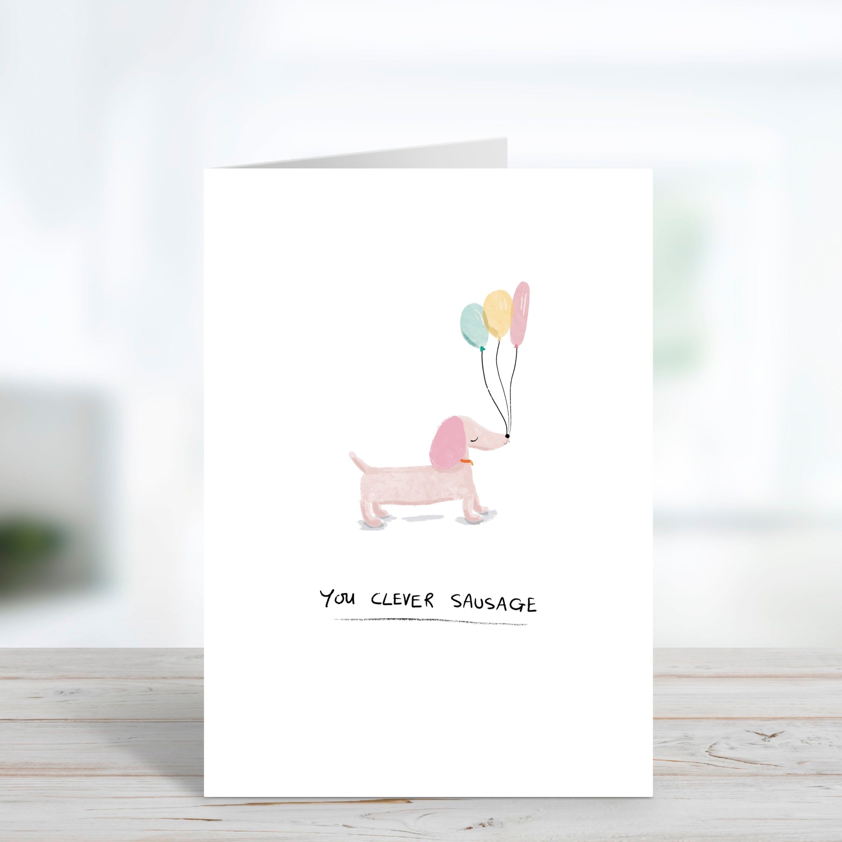 Clever Sausage Congratulations Card