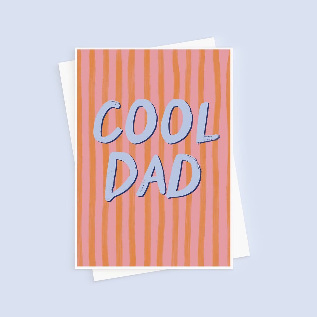 Cool Dad Stripes Father's Day Card