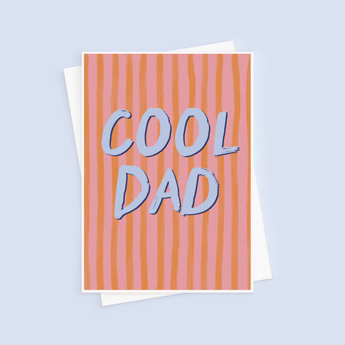 Cool Dad Stripes Father's Day Card