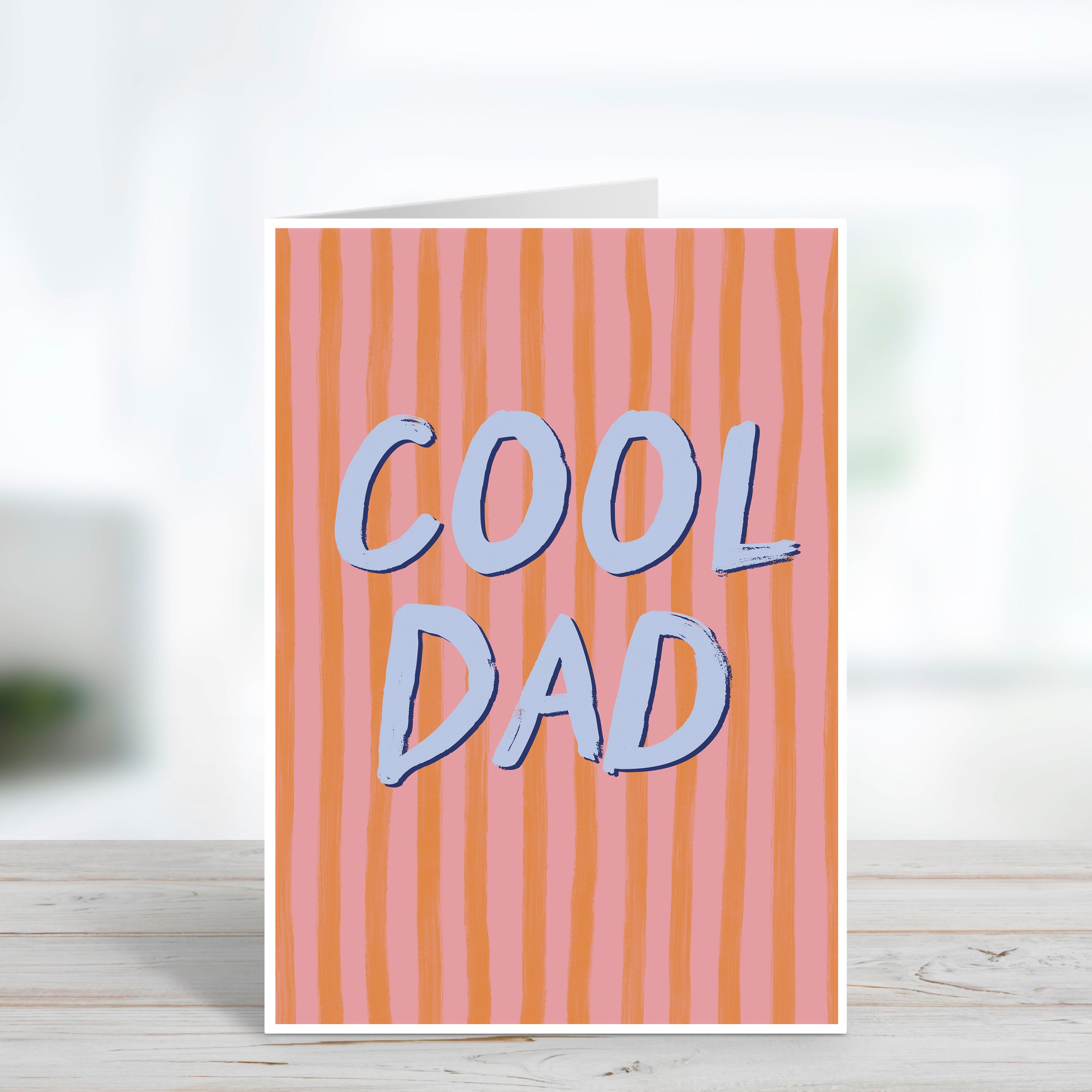 Cool Dad Stripes Father's Day Card