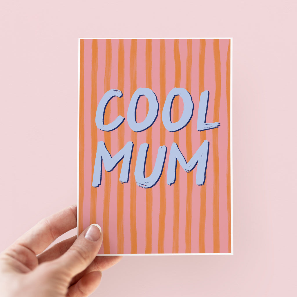 Modern Cool Mum Mother's Day Card