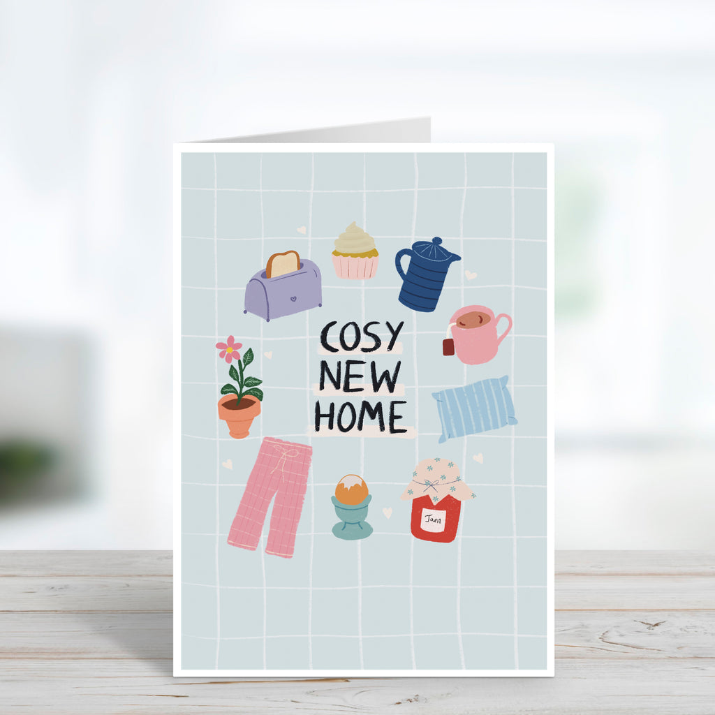 Cosy New Home House Warming Card