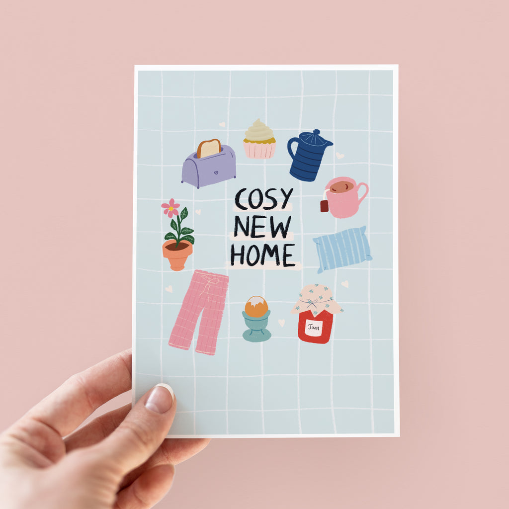 Cosy New Home House Warming Card